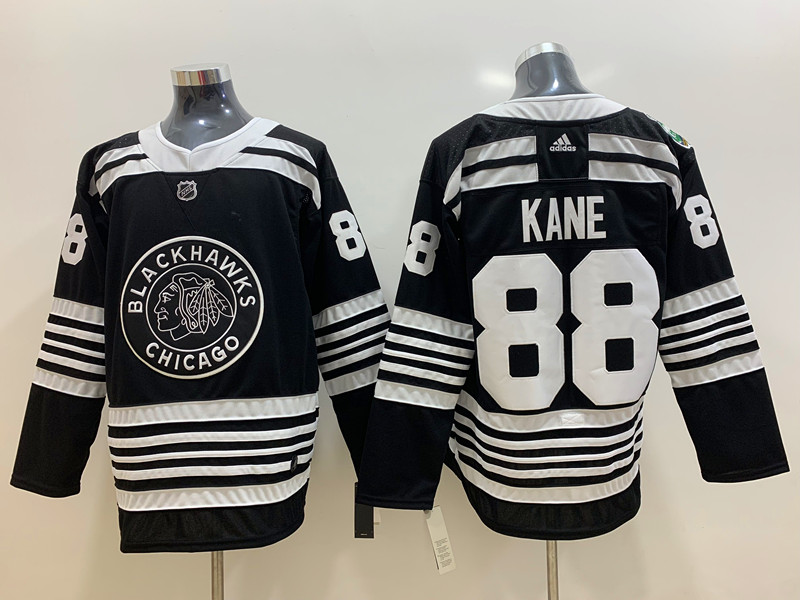 Men's Chicago Blackhawks Patrick Kane #88 Black Jersey